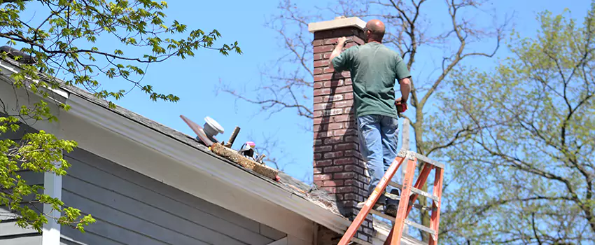 Vinyl and PVC Chimney Flashing Installation in Brantford, ON