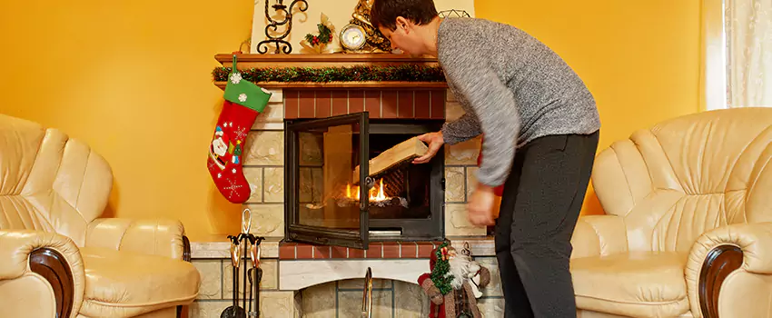 Rusted Metal Fireplace Restoration in Brantford, Ontario